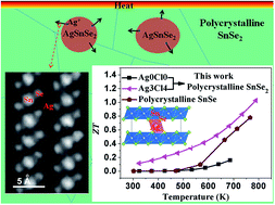 Graphical abstract: Dynamic Ag+-intercalation with AgSnSe2 nano-precipitates in Cl-doped polycrystalline SnSe2 toward ultra-high thermoelectric performance
