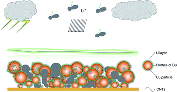 Graphical abstract: A scalable slurry process to fabricate a 3D lithiophilic and conductive framework for a high performance lithium metal anode