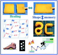 Graphical abstract: Healable and shape-memory dual functional polymers for reliable and multipurpose mechanical energy harvesting devices