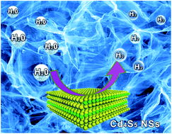 Graphical abstract: Ultrathin cadmium sulfide nanosheets for visible-light photocatalytic hydrogen production