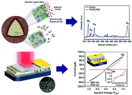 Graphical abstract: Sonochemical functionalization of the low-dimensional surface oxide of Galinstan for heterostructured optoelectronic applications