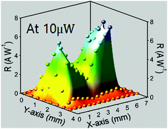 Graphical abstract: Correlated lateral and vertical transport of large-scale majority carrier graphene–insulator–silicon photodiodes