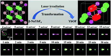 Graphical abstract: Dynamic tailorable local luminescence patterns on single upconversion fluoride microcrystals via in situ oxidation through laser irradiation