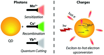 Graphical abstract: Photons and charges from colloidal doped semiconductor quantum dots