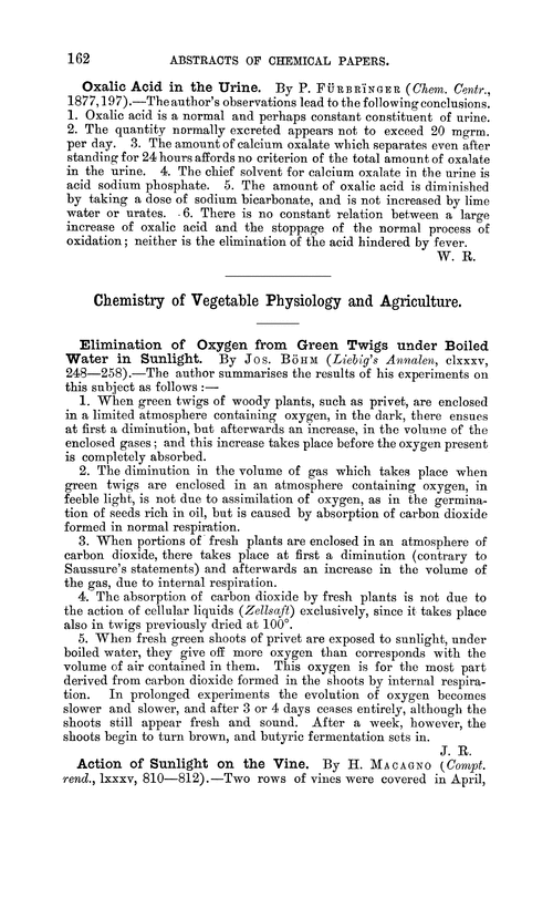 Chemistry of vegetable physiology and agriculture