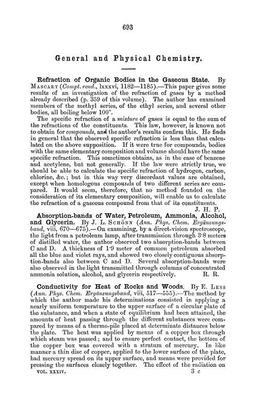 General and physical chemistry