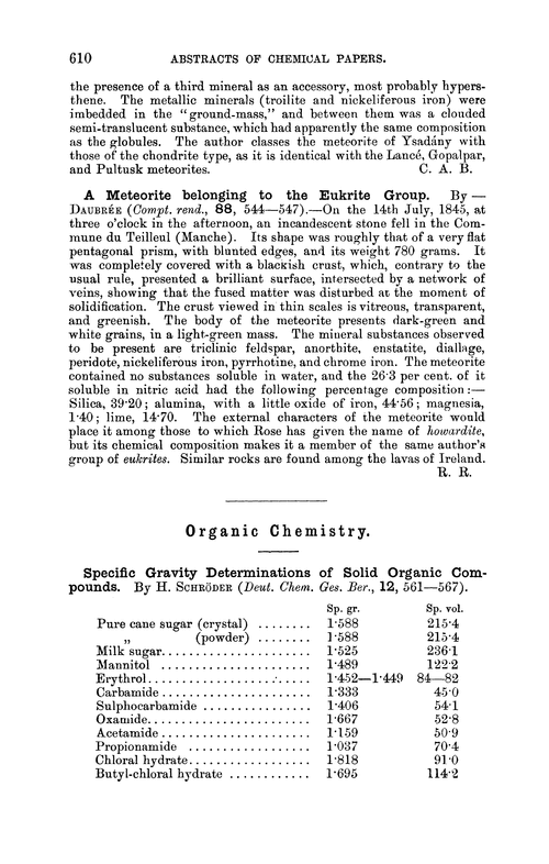 Organic chemistry