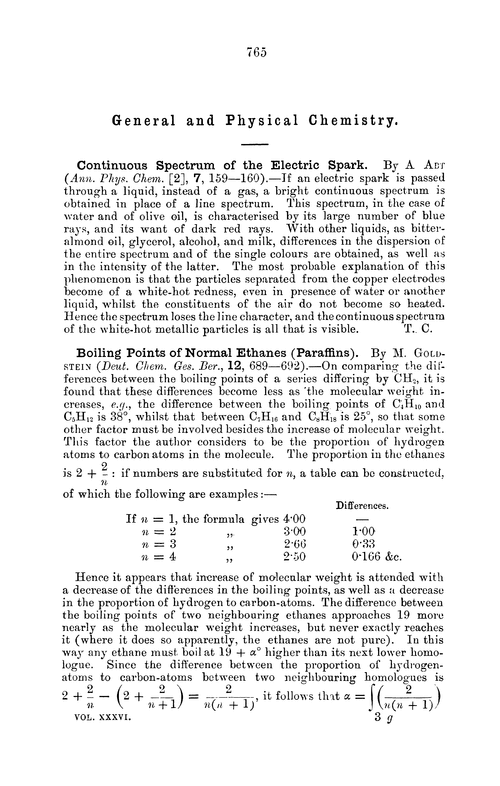 General and physical chemistry