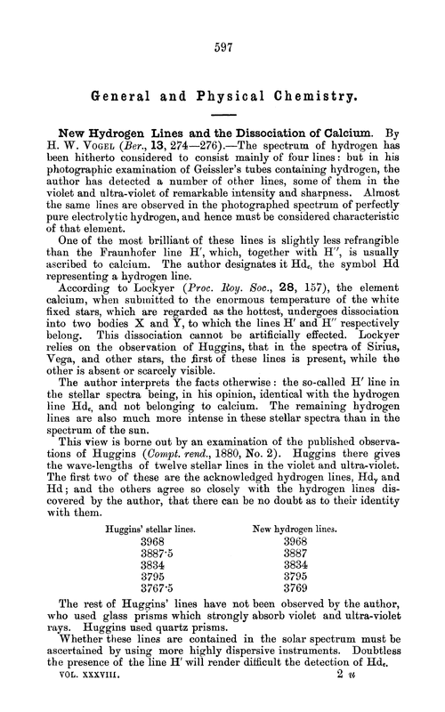 General and physical chemistry