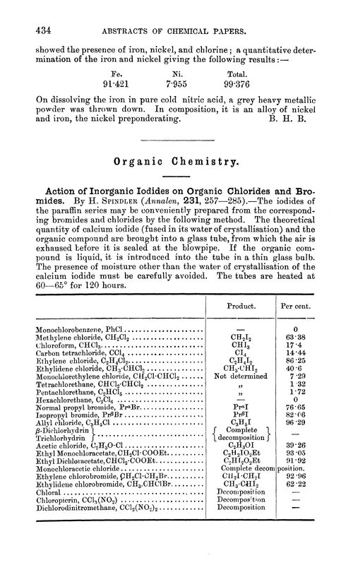 Organic chemistry