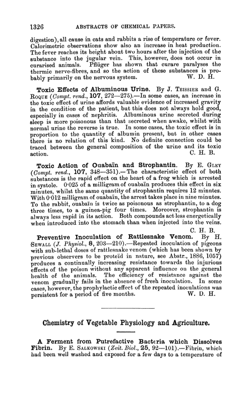 Chemistry of vegetable physiology and agriculture