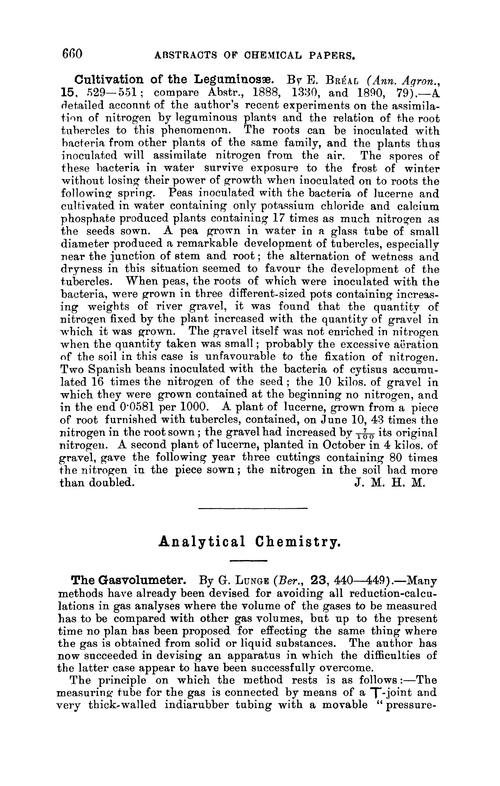Analytical chemistry