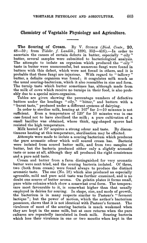 Chemistry of vegetable physiology and agriculture