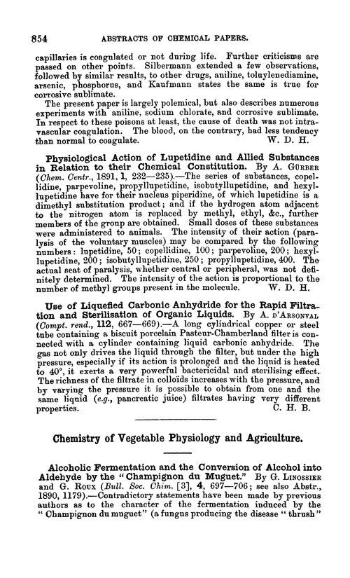 Chemistry of vegetable physiology and agriculture