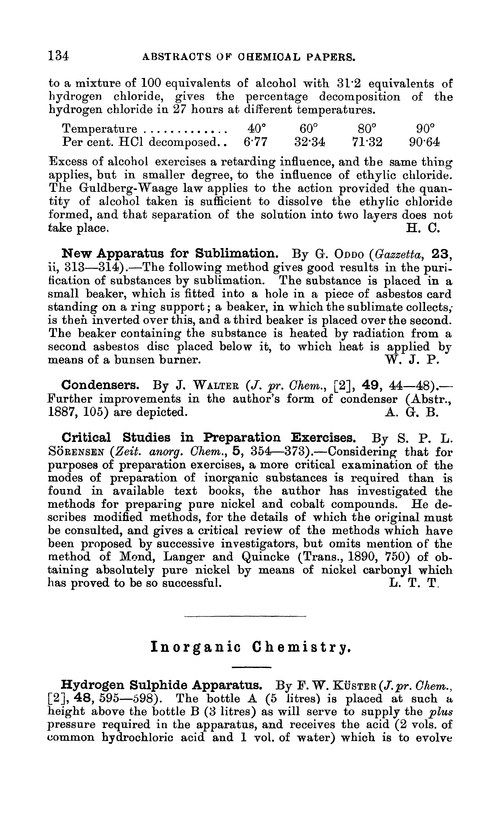 Inorganic chemistry