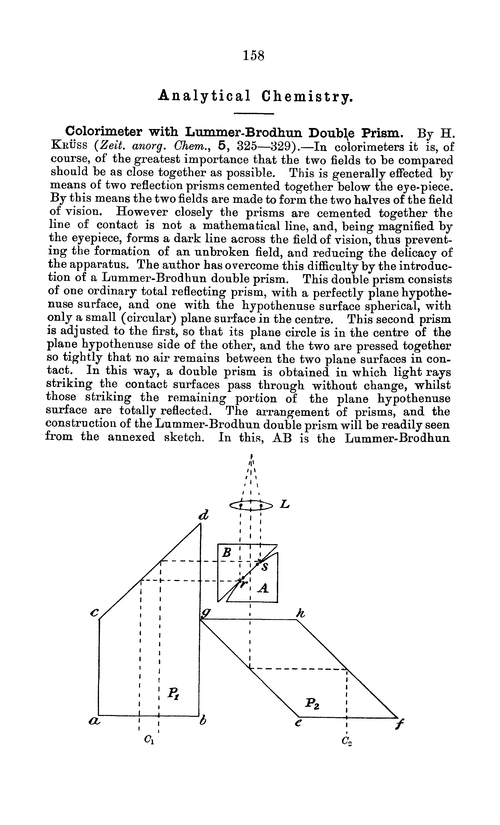 Analytical chemistry