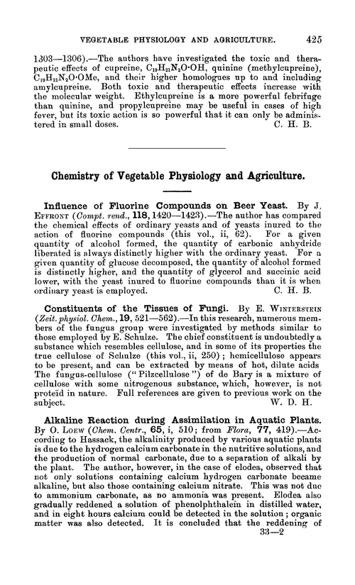 Chemistry of vegetable physiology and agriculture