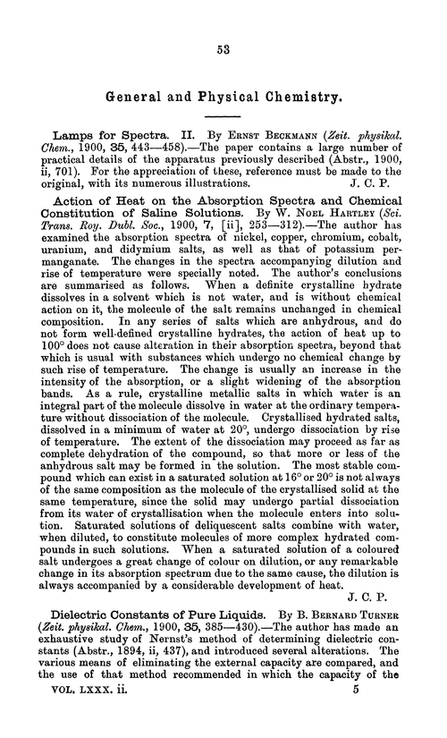 General and physical chemistry