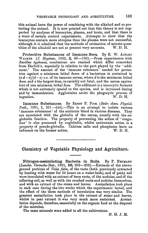 Chemistry of vegetable physiology and agriculture
