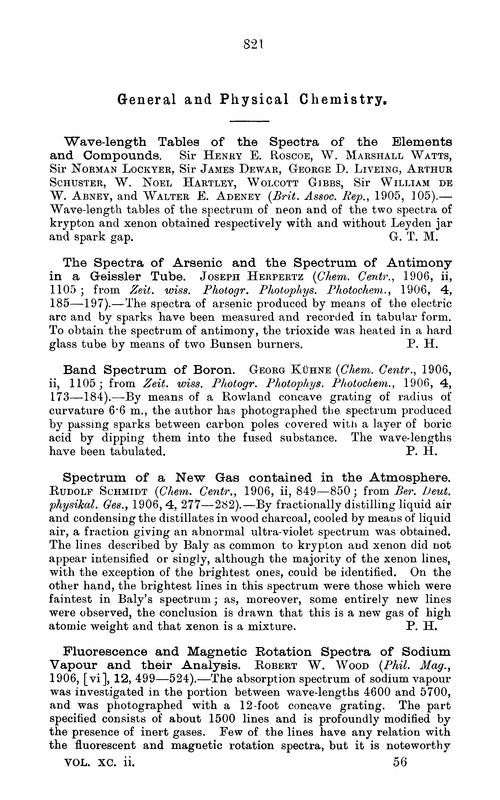 General and physical chemistry