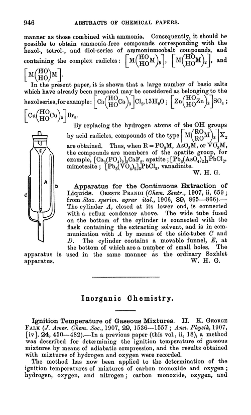 Inorganic chemistry