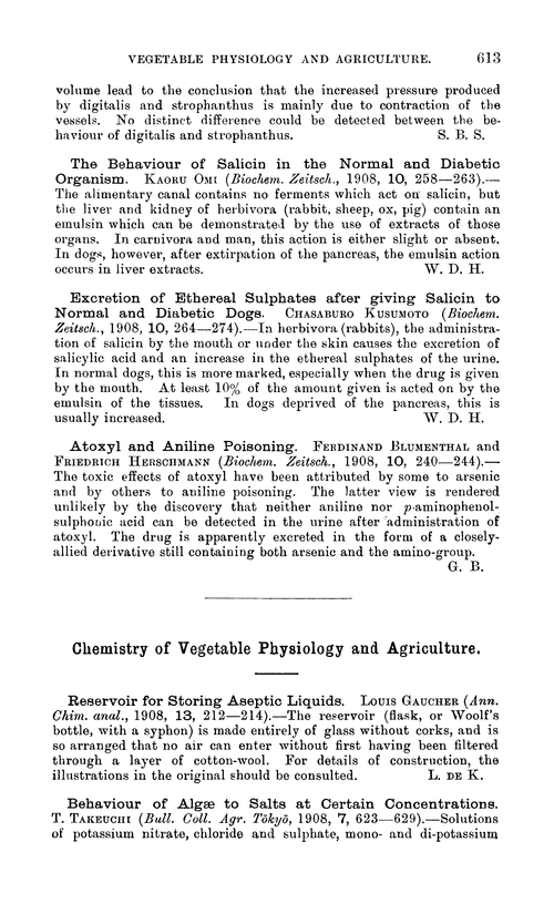 Chemistry of vegetable physiology and agriculture