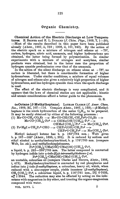 Organic chemistry