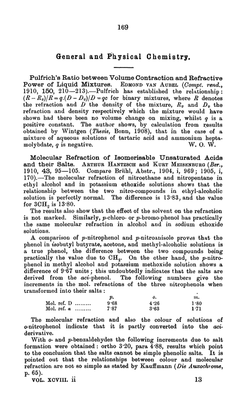 General and physical chemistry