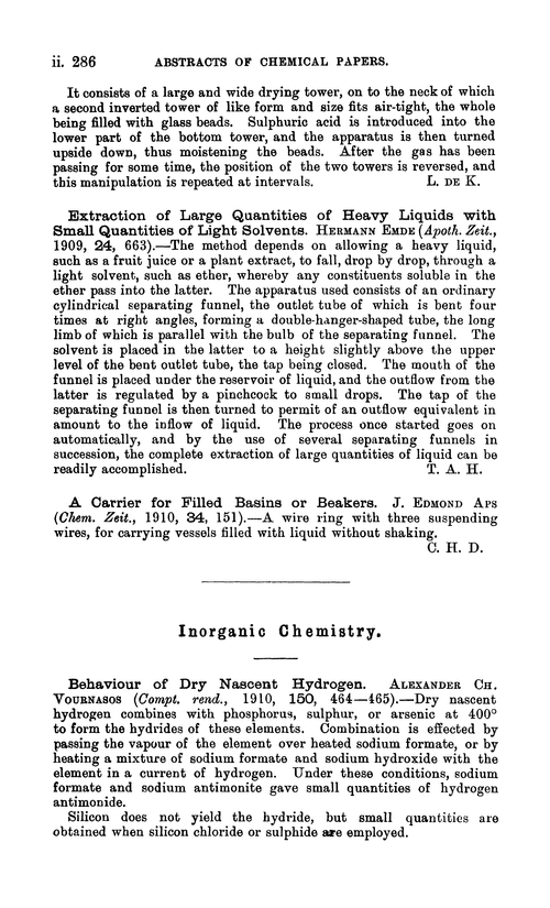 Inorganic chemistry