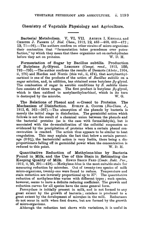 Chemistry of vegetable physiology and agriculture