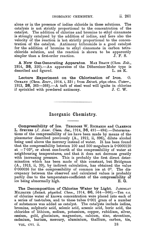 Inorganic chemistry