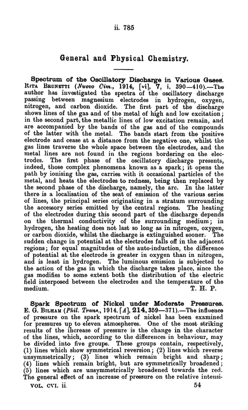 General and physical chemistry