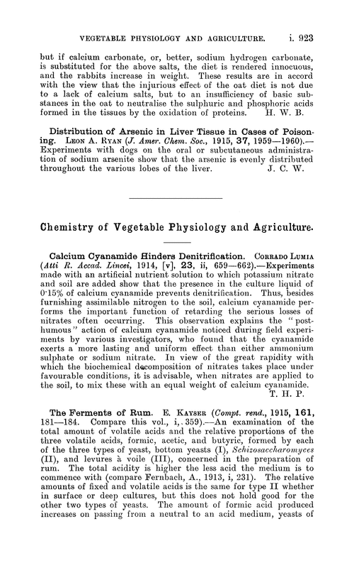 Chemistry of vegetable physiology and agriculture
