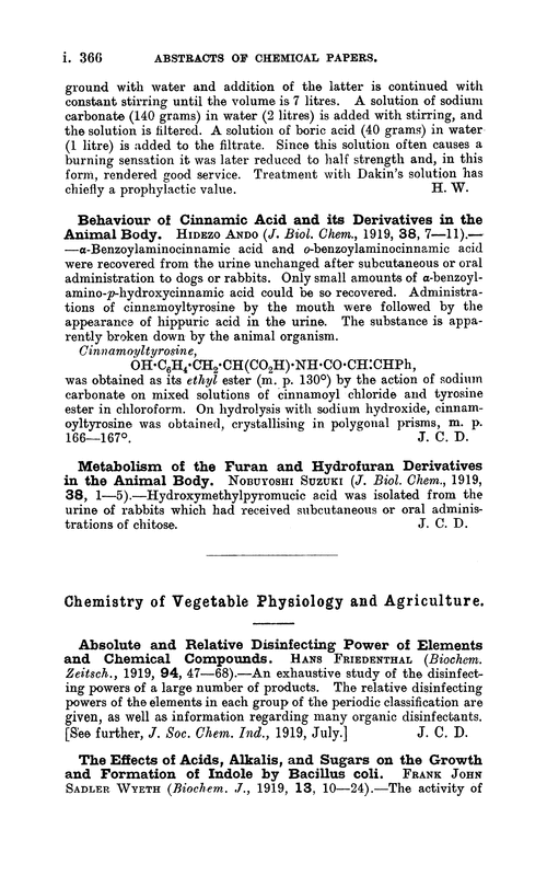 Chemistry of vegetable physiology and agriculture