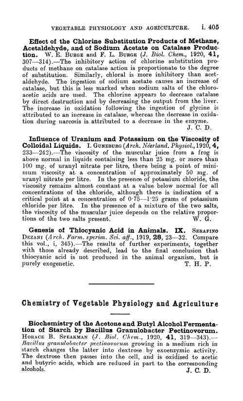 Chemistry of vegetable physiology and agriculture