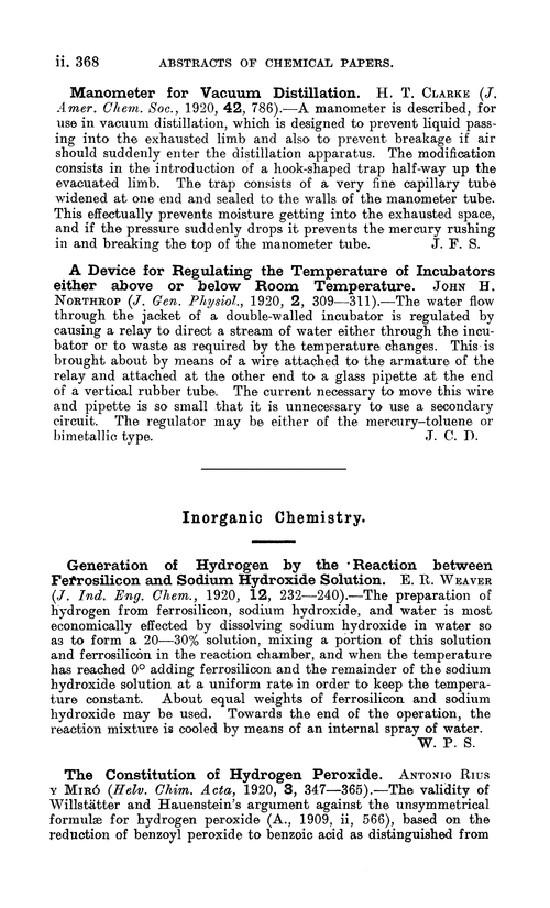 Inorganic chemistry