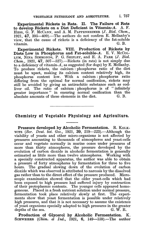 Chemistry of vegetable physiology and agriculture