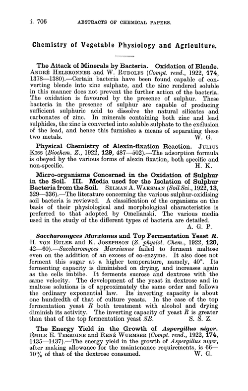 Chemistry of vegetable physiology and agriculture