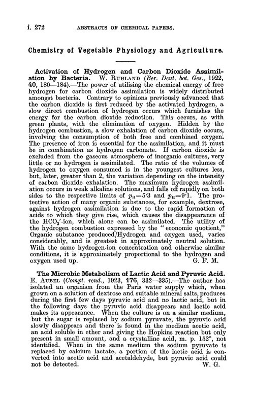 Chemistry of vegetable physiology and agriculture