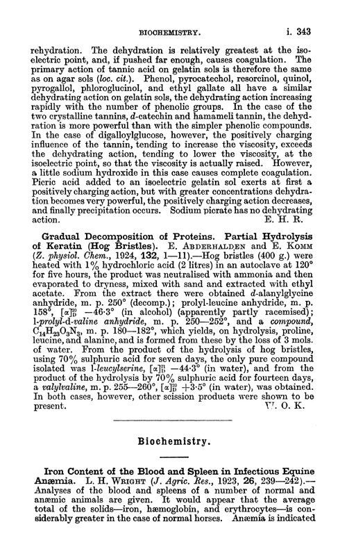 Biochemistry