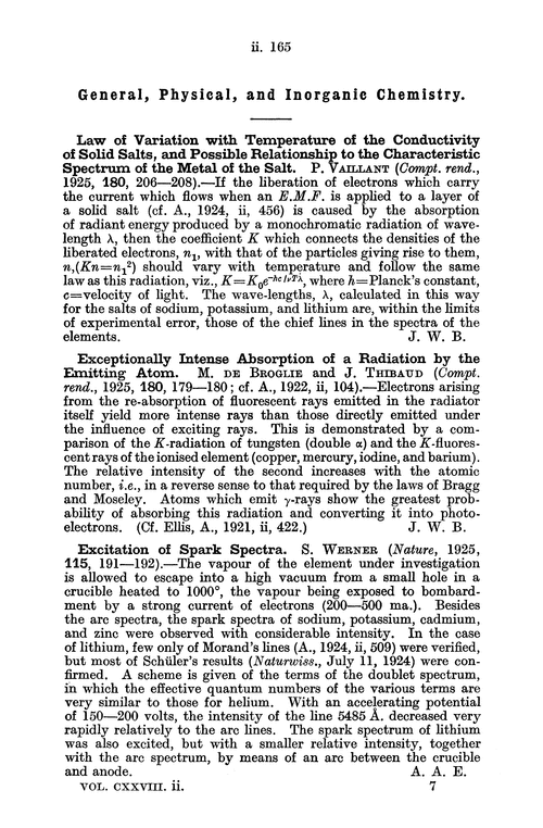 General, physical, and inorganic chemistry