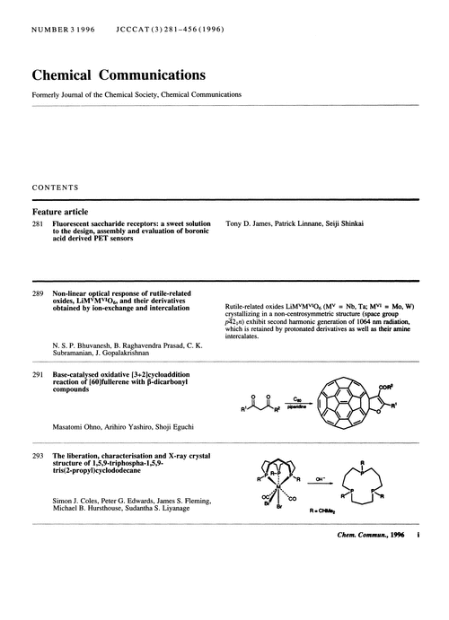 Contents pages
