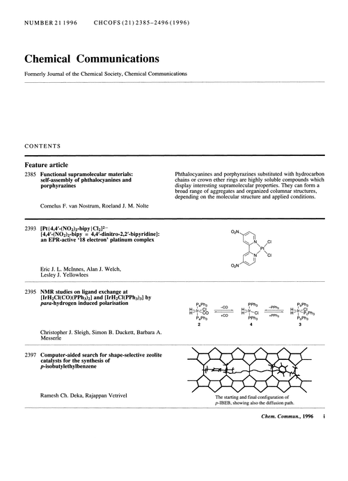 Contents pages