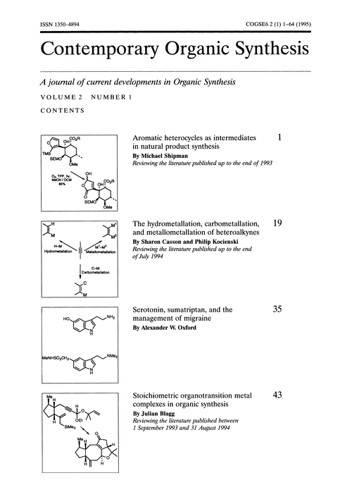 Contents pages