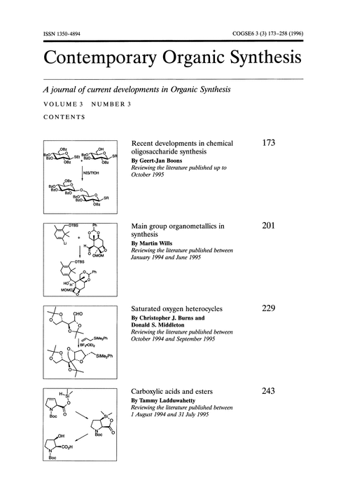 Contents pages