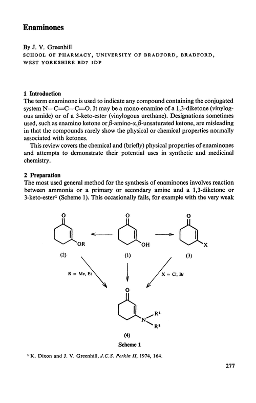 Enaminones