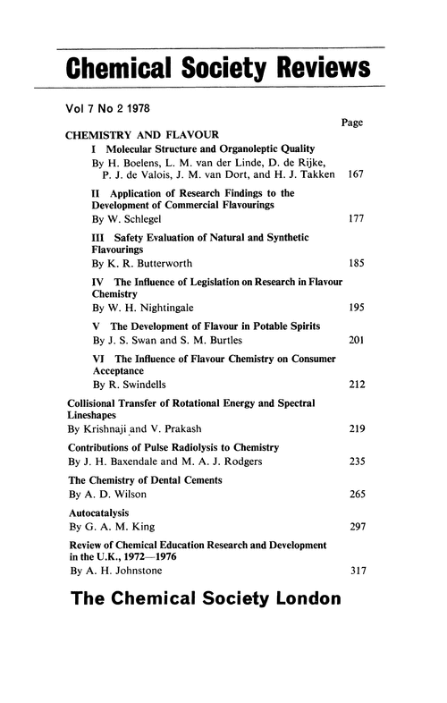 Contents pages