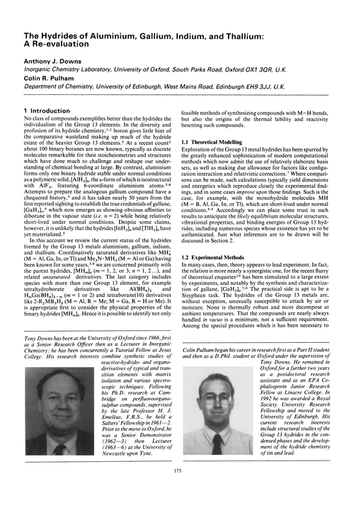 The hydrides of aluminium, gallium, indium, and thallium: a re-evaluation