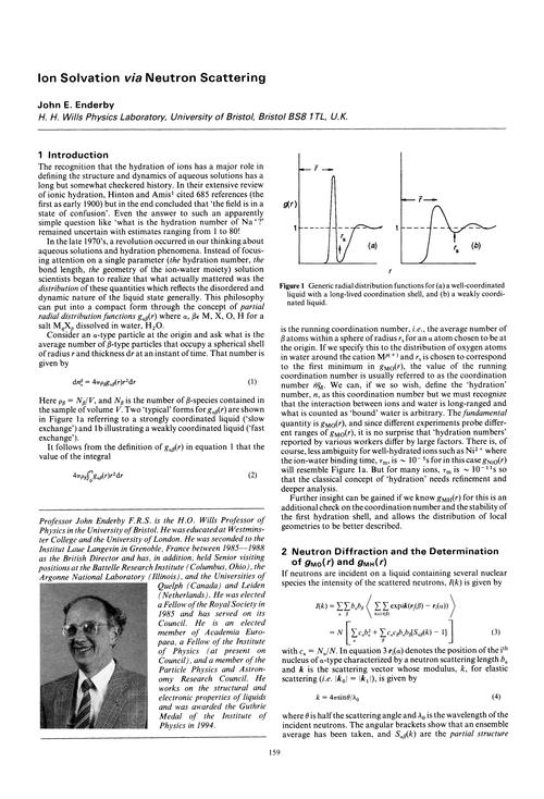 Ion solvation via neutron scattering