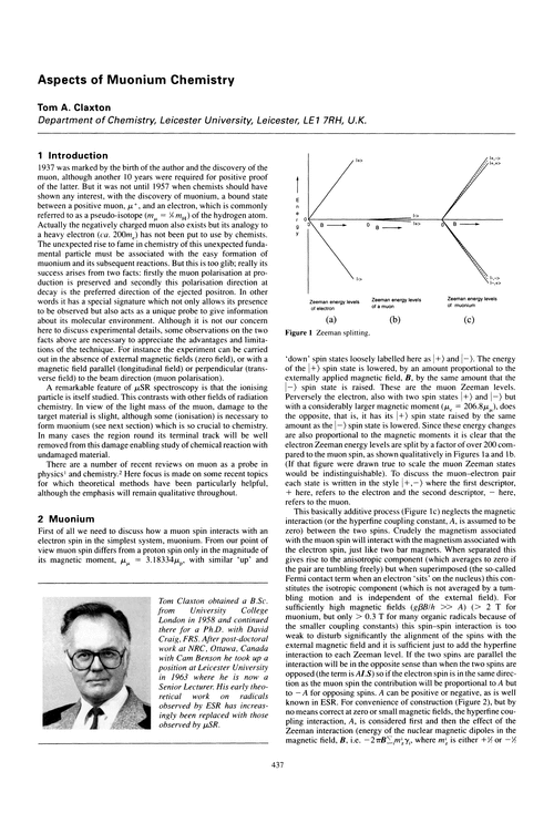 Aspects of muonium chemistry